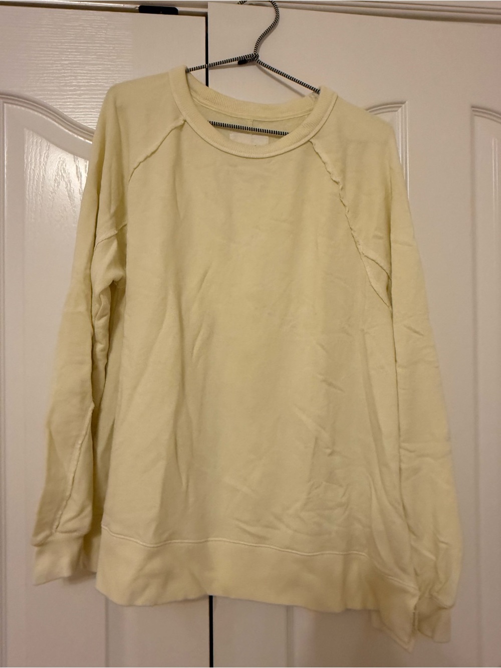 aerie yellowish/creamish Lightweight Crewneck Sweatshirt